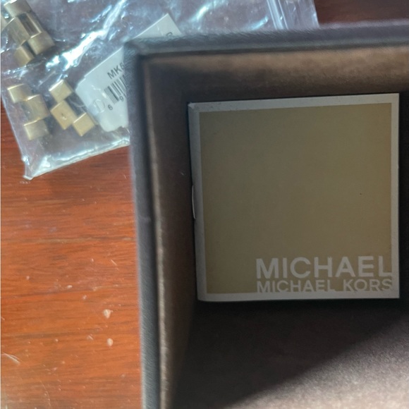 Michael korse runway bracelet watch gold 38mm